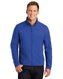 Port Authority® Men's &amp; Ladies' Core Soft Shell Jacket with Logo-True Royal
