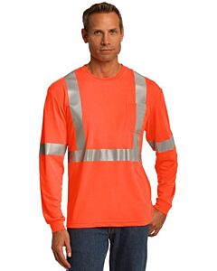 CornerStone® ANSI 107 Class 2 Long Sleeve Safety T-Shirt