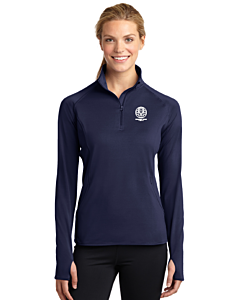 Sport-Tek® Men's & Ladies' Sport-Wick® Stretch 1/2-Zip Pullover with Logo