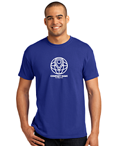 Hanes® Unisex EcoSmart® 50/50 Cotton/Poly T-Shirt with Logo